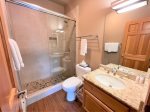 Lower Level Queen Full Bath with Shower